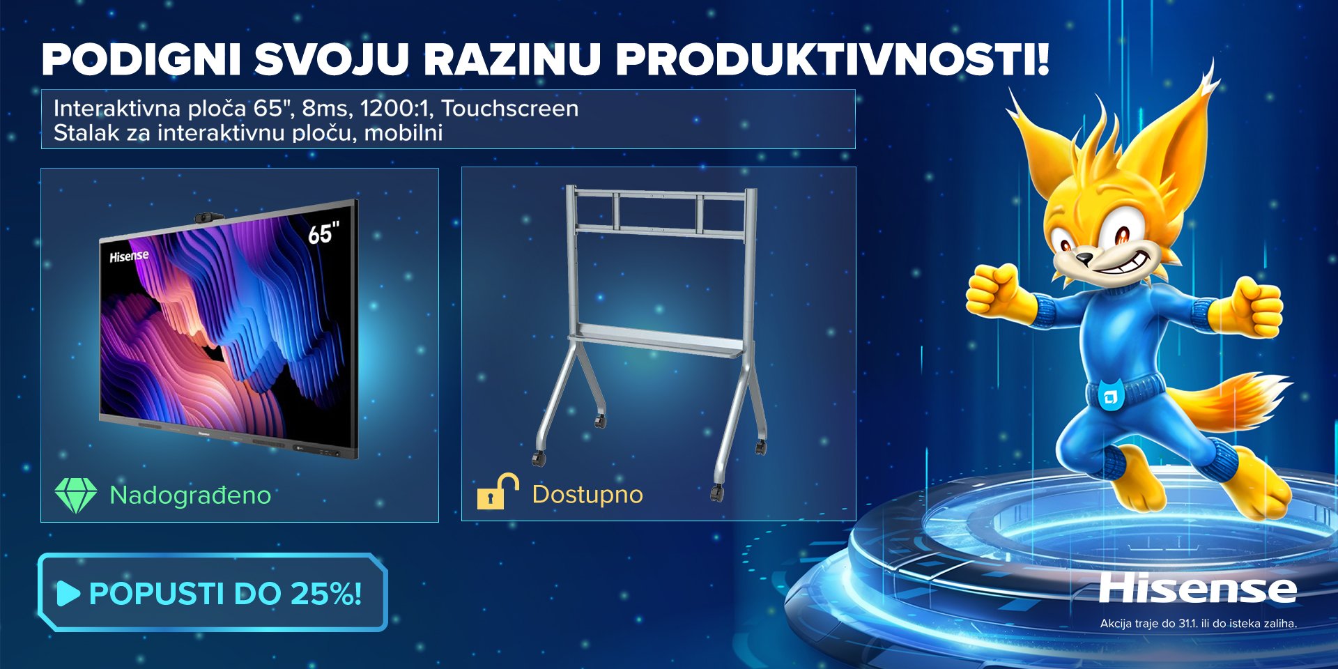 Interaktivna ploča HISENSE